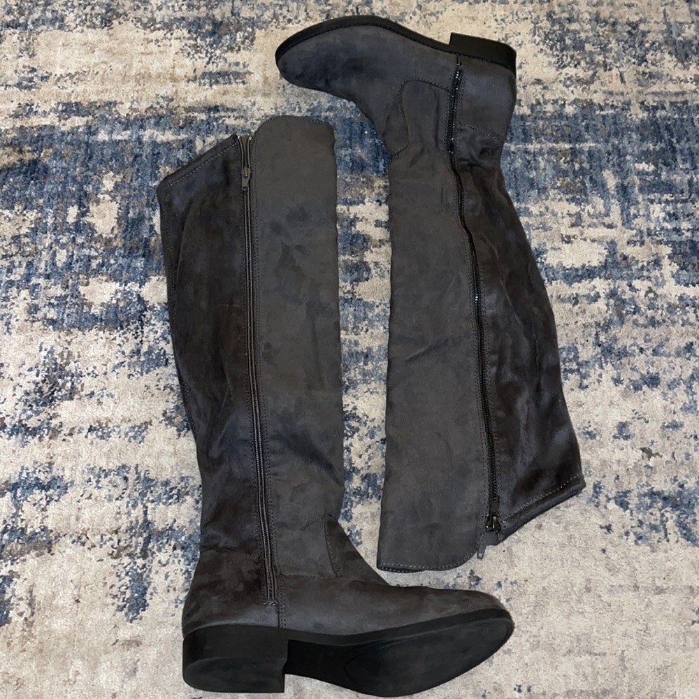 Style & Co grey over the knee boots